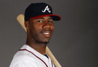 LAKE BUENA VISTA, FL - FEBRUARY 19:  Outfielder Jason Heyward #77 of the Atlanta Braves poses for a photo during Spring Training Photo Day on February 19, 2009 at Champions Stadium at Walt Disney World of Sports in Lake Buena Vista, Florida.  (Photo by Chris Graythen/Getty Images)