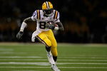 SEATTLE - SEPTEMBER 05:  Wide receiver Terrance Toliver #80 of the LSU Tigers breaks loose on a touchdown play in the third quarter against the Washington Huskies on September 5, 2009 at Husky Stadium in Seattle, Washington. The Tigers defeated the Huskies 31-23. (Photo by Otto Greule Jr/Getty Images)