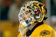 BOSTON - MAY 10: Tim Thomas #30 of the Boston Bruins takes a break in the action against the Carolina Hurricances during Game Five of the Eastern Conference Semifinal Round of the 2009 Stanley Cup Playoffs on May 10, 2009 at the TD Banknorth Garden in Boston, Massachusetts. (Photo by Jim Rogash/Getty Images)