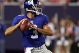 EAST RUTHERFORD, NJ - AUGUST 17:  Andre Woodson #3 of the New York Giants throws against the Carolina Panthers on August 17, 2009 at Giants Stadium in East Rutherford, New Jersey. The Giants defeated the Panthers 24-17.  (Photo by Jim McIsaac/Getty Images)