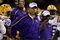 SEATTLE - SEPTEMBER 05:  Head coach Les Miles of the LSU Tigers looks on from the sidelines during the game against the Washington Huskies on September 5, 2009 at Husky Stadium in Seattle, Washington. The Tigers defeated the Huskies 31-23. (Photo by Otto Greule Jr/Getty Images)