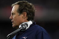 FOXBORO, MA - SEPTEMBER 03:  Head coach Bill Belichick of the New England Patriots directs his players against the New York Giants on September 3, 2009 at Gillette Stadium in Foxboro, Massachusetts.  (Photo by Elsa/Getty Images)
