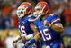 ATLANTA - DECEMBER 06:  Quarterback Tim Tebow #15 of the Florida Gators reacts after a touchdown against the Alabama Crimson Tide during the SEC Championship on December 6, 2008 at the Georgia Dome in Atlanta, Georgia.  (Photo by Kevin C. Cox/Getty Images)