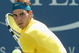 NEW YORK - SEPTEMBER 06:  Rafael Nadal of Spain lines up a shot against Nicolas Almagro of Spain during day seven of the 2009 U.S. Open at the USTA Billie Jean King National Tennis Center on September 6, 2009 in the Flushing neighborhood of the Queens borough of New York City.  (Photo by Jim McIsaac/Getty Images)