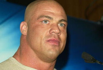 NEW YORK - MARCH 11:  Wrestler Kurt Angle attends a press conference to promote Wrestlemania XX at Planet Hollywood March 11, 2004 in New York City.  (Photo by Peter Kramer/Getty Images)
