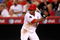 ANAHEIM, CA - AUGUST 29:  Chone Figgins #9 of the Los Angeles Angels of Anaheim bats against the Oakland Athletics at Angel Stadium on August 29, 2009 in Anaheim, California. The Athletics defeated the Angels 4-3.  (Photo by Jeff Gross/Getty Images)
