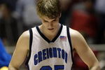 SALT LAKE CITY - MARCH 20:  Kyle Korver #25 of Creighton walks off the court following their 79-73 defeat by Central Michigan during the first round of the NCAA Tournament on March 20, 2003 at the Huntsman Center in Salt Lake City, Utah.  (Photo by Jeff Gross/Getty Images)