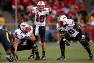 BERKELEY, CA - SEPTEMBER 05:  Chris Turner #10 of the Maryland Terrapins calls out signals during the first half of their game against the California Golden Bears at California Memorial Stadium on September 5, 2009 in Berkeley, California.  (Photo by Ezra Shaw/Getty Images)