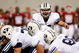 ARLINGTON, TX - SEPTEMBER 05: Quarterback Max Hall #15 of the Brigham Young Cougars drops back to pass against the Oklahoma Sooners at Cowboys Stadium on September 5, 2009 in Arlington, Texas. (Photo by Ronald Martinez/Getty Images)