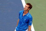 NEW YORK - SEPTEMBER 08:  Andy Murray of the Great Britain reacts to a play during his match against Marin Cilic of Croatia during day nine of the 2009 U.S. Open at the USTA Billie Jean King National Tennis Center on September 8, 2009 in the Flushing neighborhood of the Queens borough of New York City.  (Photo by Julian Finney/Getty Images)