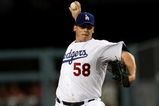 LOS ANGELES, CA - SEPTEMBER 02:  Pitcher Chad Billingsley #58 of the Los Angeles Dodgers throws a pitch against the Arizona Diamondbacks on September 2, 2009 at Dodger Stadium in Los Angeles, California.  (Photo by Stephen Dunn/Getty Images)