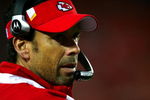 KANSAS CITY, MO - AUGUST 29: Head coach Todd Haley of the Kansas City Chiefs looks on against the Seattle Seahawks during their preseason game at Arrowhead Stadium on August 29, 2009 in Kansas City, Missouri. (Photo by Dilip Vishwanat/Getty Images)