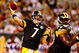 PITTSBURGH - AUGUST 29:  Quarterback Ben Roethlisberger #7 of the Pittsburgh Steelers passes downfield in the second quarter during the game against the Buffalo Bills at Heinz Field on August 29, 2009 in Pittsburgh, Pennsylvania. (Photo by Gregory Shamus/Getty Images)