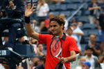 NEW YORK - SEPTEMBER 07:  Roger Federer of Switzerland waves to the crowd after his defeat against Tommy Robredo of Spain during day eight of the 2009 U.S. Open at the USTA Billie Jean King National Tennis Center on September 7, 2009 in the Flushing neighborhood of the Queens borough of New York City.  (Photo by Julian Finney/Getty Images)