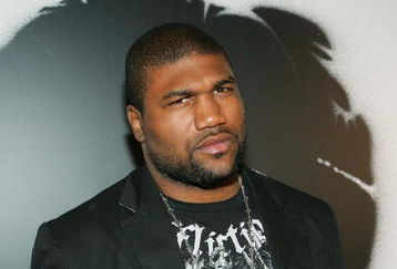 LAS VEGAS - JANUARY 24:  Mixed martial arts fighter Quinton 'Rampage' Jackson arrives at the world premiere of the movie 'Rambo' at the Planet Hollywood Resort & Casino January 24, 2008 in Las Vegas, Nevada. The film opens nationwide in the United States on January 25.  (Photo by Ethan Miller/Getty Images)