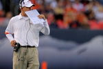DENVER - SEPTEMBER 03:  Head coach Josh McDaniels of the Denver Broncos walks the sideline as he faces the Arizona Cardinals during preseason NFL action at Invesco Field at Mile High on September 3, 2009 in Denver, Colorado. The Broncos defeated the Cardinals 19-0.  (Photo by Doug Pensinger/Getty Images)