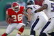 KANSAS CITY, MO - DECEMBER 10: Michael Bennett #26 of the Kansas City Chiefs carries the ball during the game against the Baltimore Ravens at Arrowhead Stadium December 10, 2006 in Kansas City, Missouri. The Ravens beat the Chiefs 20-10. (Photo by Dilip Vishwanat/Getty Images)