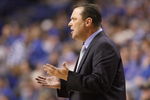 LEXINGTON, KY - JANUARY 21:  Head coach Billy Gillispie of the Kentucky Wildcats reacts to the action during the SEC game against the Auburn Tigers at Rupp Arena on January 21, 2009 in Lexington, Kentucky.  (Photo by Andy Lyons/Getty Images)
