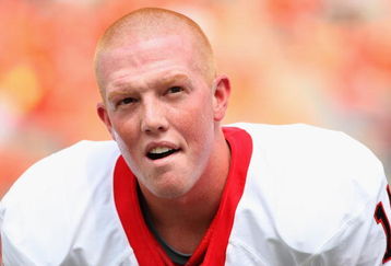 STILLWATER, OK - SEPTEMBER 05:  Quarterback Joe Cox #14 of the Georgia Bulldogs warms up before the college football game against the Oklahoma State Cowboys at Boone Pickens Stadium on September 5, 2009 in Stillwater, Oklahoma.  The Cowboys defeated the Bulldogs 24-10.  (Photo by Christian Petersen/Getty Images)