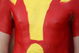 LOS ANGELES - SEPTEMBER 22: A USC Trojans fan is painted in USC colors during the game with the Washington State Cougars on September 22, 2007 at the Los Angeles Coliseum in Los Angeles, California. USC won 47-14. (Photo by Stephen Dunn/Getty Images)