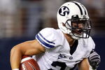 ARLINGTON, TX - SEPTEMBER 05:  Steven Thomas #24 of the Brigham Young Cougars at Cowboys Stadium on September 5, 2009 in Arlington, Texas.  (Photo by Ronald Martinez/Getty Images)
