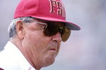 14 OCT 1995:  FLORIDA STATE HEAD COACH BOBBY BOWDEN DURING THE SEMINOLES 72-13 VICTORY OVER THE WAKE FOREST DEMON DEACONS AT DOAK S. CAMPBELL STADIUM IN TALLAHASSEE, FLORIDA. Mandatory Credit: Scott Halleran/ALLSPORT