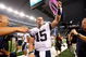 ARLINGTON, TX - SEPTEMBER 05:  Quarterback Max Hall #15 of the Brigham Young Cougars celebrates a 14-13 win against the Oklahoma Sooners at Cowboys Stadium on September 5, 2009 in Arlington, Texas.  (Photo by Ronald Martinez/Getty Images)