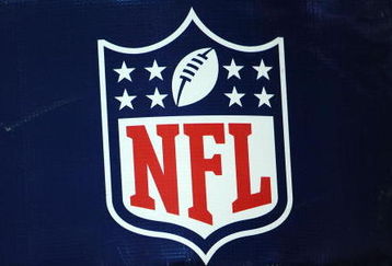 HOUSTON - NOVEMBER 09:  The NFL shield logo on the goal post during play between the Baltimore Ravens and the Houston Texans at Reliant Stadium on November 9, 2008 in Houston, Texas.  (Photo by Ronald Martinez/Getty Images)