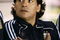 BUENOS AIRES, ARGENTINA - MARCH 28: Argentine manager Diego Maradona looks on during the 2010 FIFA World Cup South African qualifier match between Argentina and Venezuela at River Plate Stadium on March 28, 2009 in Buenos Aires, Argentina. (Photo by Photogamma/Getty Images)