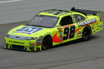 HAMPTON, GA - SEPTEMBER 05:  Paul Menard, driver of the #98 Johns Manville/Menards Ford, practices for the NASCAR Sprint Cup Series Pep Boys Auto 500 at Atlanta Motor Speedway on September 5, 2009 in Hampton, Georgia.  (Photo by Todd Warshaw/Getty Images)