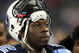 NASHVILLE, TN - SEPTEMBER 3: Larry Birdine #92 of the Tennessee Titans looks on against the Green Bay Packers during a preseason NFL game at LP Field on September 3, 2009 in Nashville, Tennessee. The Titans beat the Packers 27-13. (Photo by Joe Murphy/Getty Images) 