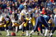 NASHVILLE, TN - DECEMBER 21:  Quarterback Ben Roethlisberger #7 of the Pittsburgh Steelers calls the play at the line of scrimmage during the game against the Tennessee Titans on December 21, 2008 at LP Field in Nashville, Tennessee. (Photo by: Streeter Lecka/Getty Images)