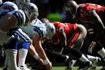 IRVING, TX - OCTOBER 26:  Long snapper Louis-Philippe Ladouceur #91 of the Dallas Cowboys during play against the Tampa Bay Buccaneers at Texas Stadium on October 26, 2008 in Irving, Texas.  (Photo by Ronald Martinez/Getty Images)