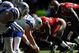 IRVING, TX - OCTOBER 26:  Long snapper Louis-Philippe Ladouceur #91 of the Dallas Cowboys during play against the Tampa Bay Buccaneers at Texas Stadium on October 26, 2008 in Irving, Texas.  (Photo by Ronald Martinez/Getty Images)