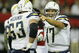 ATLANTA - AUGUST 29:  Quarterback Philip Rivers #17 of the San Diego Chargers argues an intentional grounding call during the game against the Atlanta Falcons at the Georgia Dome on August 29, 2009 in Atlanta, Georgia.  The Falcons beat the Chargers 27-24.  (Photo by Mike Zarrilli/Getty Images)
