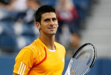 NEW YORK - SEPTEMBER 09:  Novak Djokovic of Serbia reacts to a play during his match against against Fernando Verdasco of Spain during day ten of the 2009 U.S. Open at the USTA Billie Jean King National Tennis Center on September 9, 2009 in the Flushing neighborhood of the Queens borough of New York City.  (Photo by Matthew Stockman/Getty Images)