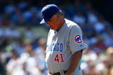LOS ANGELES, CA - AUGUST 23:  Chicago Cubs manager Lou Piniella walks back to the dugout against the Los Angeles Dodgers at Dodger Stadium on August 23, 2009 in Los Angeles, California. The Cubs defeated the Dodgers 3-1.  (Photo by Jeff Gross/Getty Images)