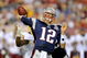 LANDOVER, MD - AUGUST 28:  Tom Brady #12 of the New England Patriots throws a touchdown to Randy Moss #81 (not pictured) in the first quarter of a preseason game against the Washington Redskins at FedExField on August 28, 2009 in Landover, Maryland.  (Photo by Greg Fiume/Getty Images)