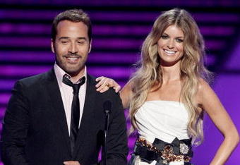 LOS ANGELES, CA - JULY 15:  Actor Jeremy Piven and model Marisa Miller present an award onstage during the 2009 ESPY Awards held at Nokia Theatre LA Live on July 15, 2009 in Los Angeles, California. The 17th annual ESPYs will air on Sunday, July 19 at 9PM ET on ESPN.  (Photo by Kevin Winter/Getty Images)