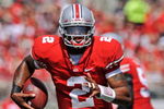 COLUMBUS, OH - SEPTEMBER 05:  Quarterback Terrelle Pryor #2 of the Ohio State Buckeyes runs with the ball against the Navy Midshipmen at Ohio Stadium on September 5, 2009 in Columbus, Ohio.  (Photo by Jamie Sabau/Getty Images)