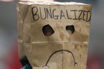 CINCINNATI - NOVEMBER 30:  A football spectator wears a bag over his head during the NFL game between the Baltimore Ravens and the Cincinnati Bengals on November 30, 2008 at Paul Brown Stadium in Cincinnati, Ohio. The Ravens defeated the Bengals 34-3.(Photo by Andy Lyons/Getty Images)