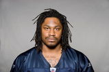 ORCHARD PARK, NY - 2009:  Marshawn Lynch of the Buffalo Bills poses for his 2009 NFL headshot at photo day in Orchard Park, New York. (Photo by NFL Photos)     