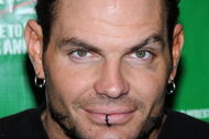 NEW YORK - DECEMBER 18:  Wrestler Jeff Hardy attends the WWE and USA Network help U.S Marine Corp Toys for Tots Foundation event at the NBC Experience store on December 18, 2007 in New York City.  (Photo by Bryan Bedder/Getty Images)