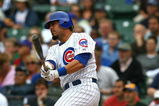 CHICAGO - AUGUST 28: Geovany Soto #18 of the Chicago Cubs hits the ball against the New York Mets on August 28, 2009 at Wrigley Field in Chicago, Illinois. The Cubs defeated the Mets 5-2. (Photo by Jonathan Daniel/Getty Images)