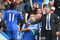 LONDON, ENGLAND - AUGUST 29:  Chelsea manager Carlo Ancelotti shakes the hand of Didier Drogba during the Barclays Premier League match between Chelsea and Burnley at Stamford Bridge on August 29, 2009 in London, England.  (Photo by Phil Cole/Getty Images)