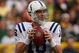 GREEN BAY, WI - OCTOBER 19: Quarterback Peyton Manning #18 of the Indianapolis Colts throws a pass against the Green Bay Packers on October 19, 2008 at Lambeau Field in Green Bay Wisconsin. The Packers won 34-14. (Photo by Stephen Dunn/Getty Images)