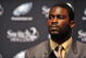 PHILADELPHIA - AUGUST 14: Michael Vick of the Philadelphia Eagles speaks at a press conference at the NovaCare Complex on August 14, 2009 in Philadelphia, Pennsylvania. Vick signed a one-year contract, with a second year option, with the Eagles.  (Photo by Larry French/Getty Images)