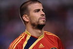 LA CORUNA, SPAIN - SEPTEMBER 05:  Gerard Pique of Spain lines-up before the Group 5 FIFA2010 World Cup Qualifier match between Spain and Belgium at the Riazor stadium on September 5, 2009 in La Coruna, Spain.  (Photo by Denis Doyle/Getty Images)