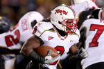 BERKELEY, CA - SEPTEMBER 05:  Davin Meggett #8 of the Maryland Terrapins runs with the ball during their game against the California Golden Bears at California Memorial Stadium on September 5, 2009 in Berkeley, California.  (Photo by Ezra Shaw/Getty Images)