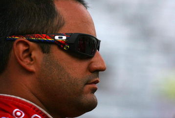 BRISTOL, TN - AUGUST 21: Juan Pablo Montoya, driver of the #42 Target Chevolet, stands on the grid during qualifying for the NASCAR Sprint Cup Series Sharpie 500 at Bristol Motor Speedway on August 21, 2009 in Bristol, Tennessee.  (Photo by Jason Smith/Getty Images for NASCAR)